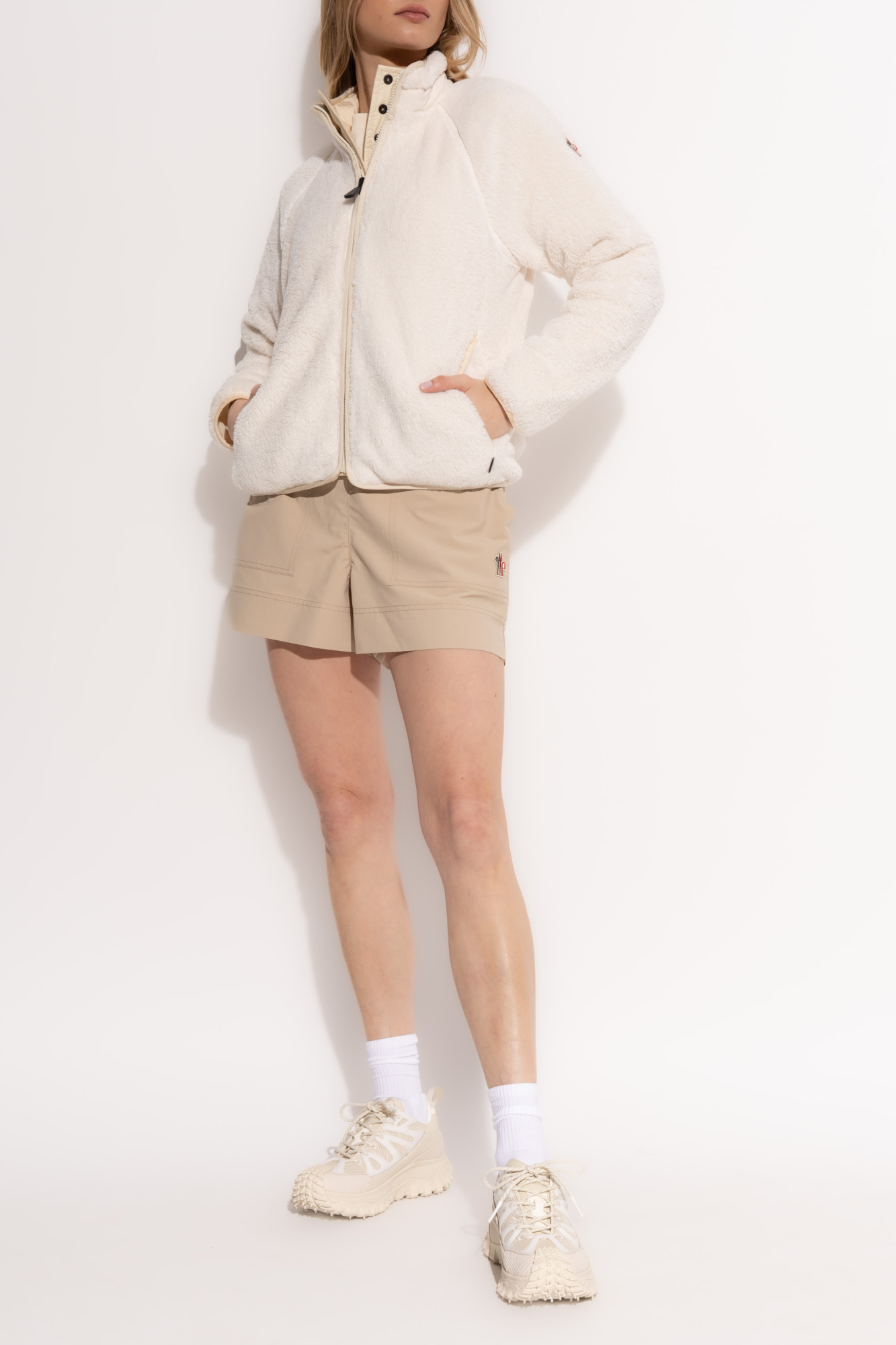 モンクレール　アリエル Moncler Genius x Palm Angels Austru Jacket in Grey | FWRD